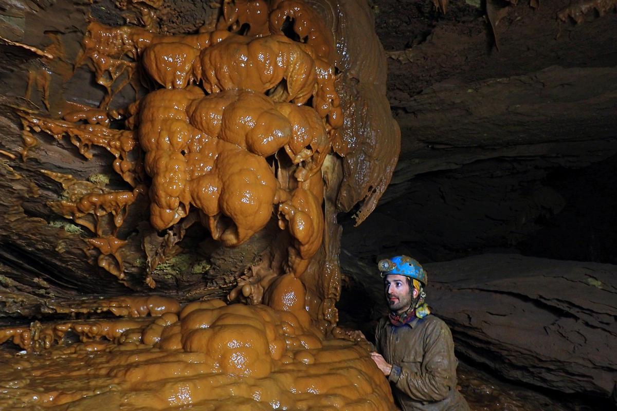 Sala de les Cascades de la Sima Posos.