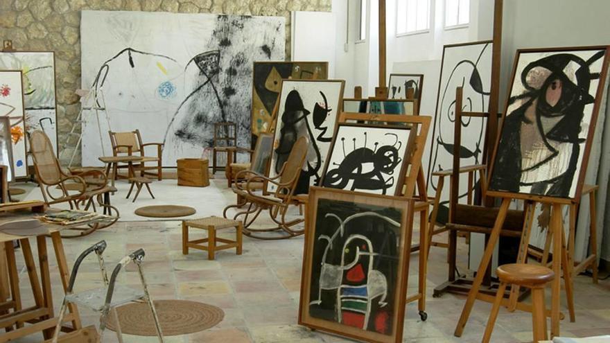 El taller Sert de Miró, en la Fundación de Palma.