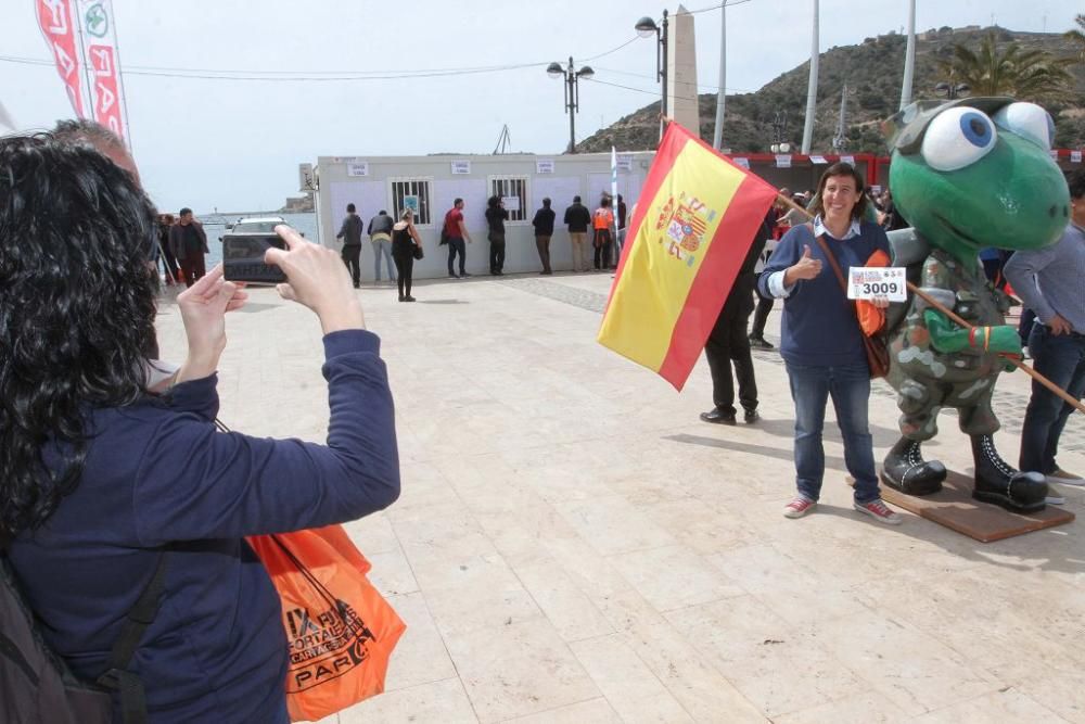 Entrega de dorsales para la Ruta de las Fortalezas de Cartagena