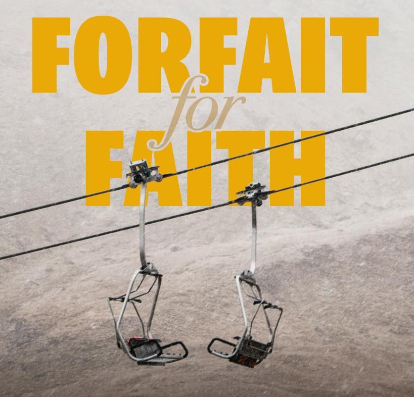 La imatge promocional de la campanya Forfait For Faith