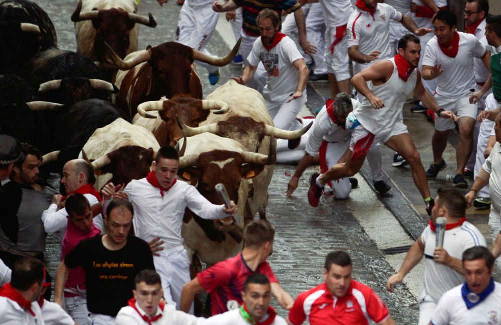 Primer encierro dels Sanfermines 2018