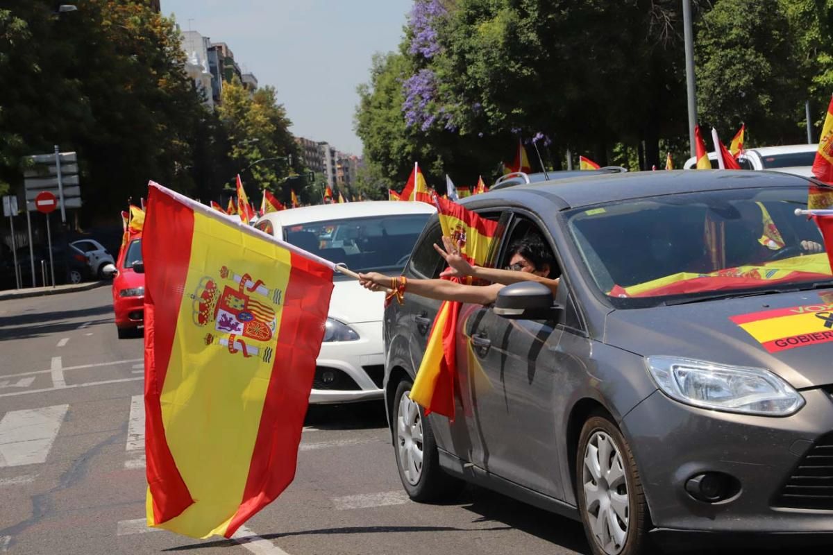 Manifestación de Vox en Córdoba contra la gestión del Gobierno