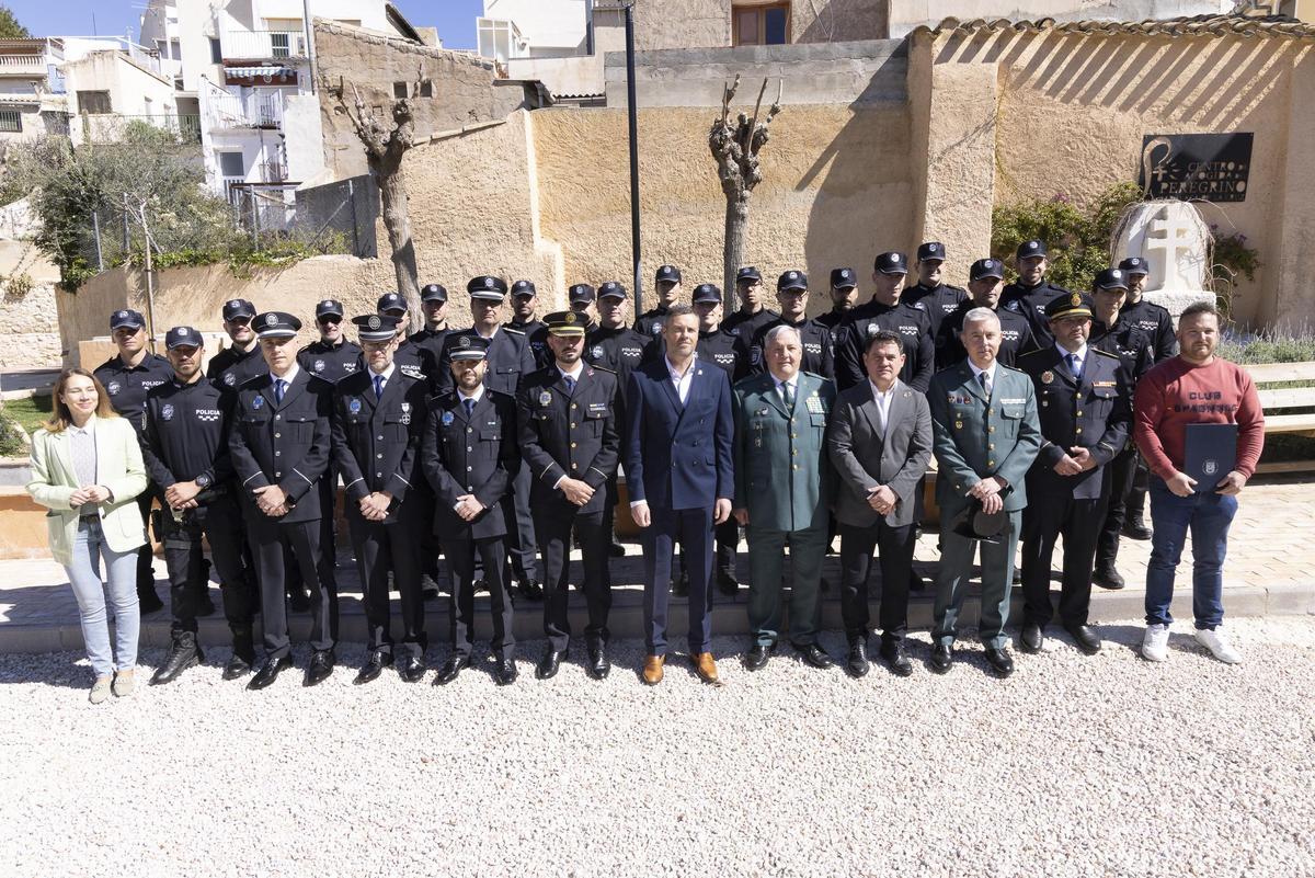 Tras el acto celebrado en el Ayuntamiento