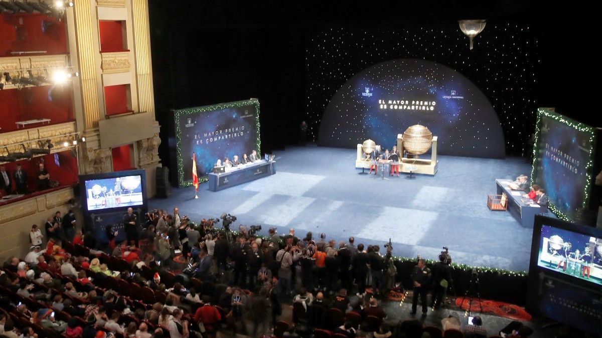 El Teatro Real, donde se celebra el Sorteo de la Lotería de Navidad.