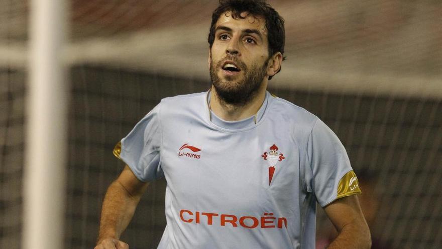 El gallego Roberto Trashorras en un partido del Celta. // R. Grobas