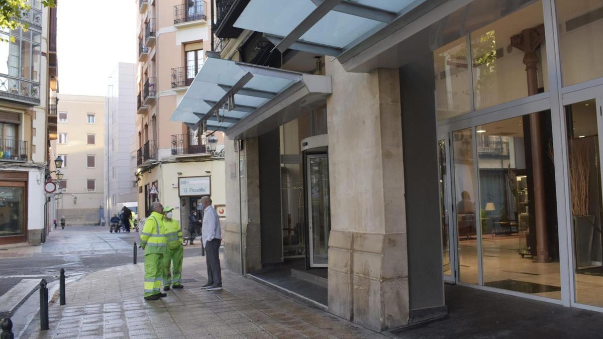 Los hechos ocurrieron en las inmediaciones del Hotel Catalonia.