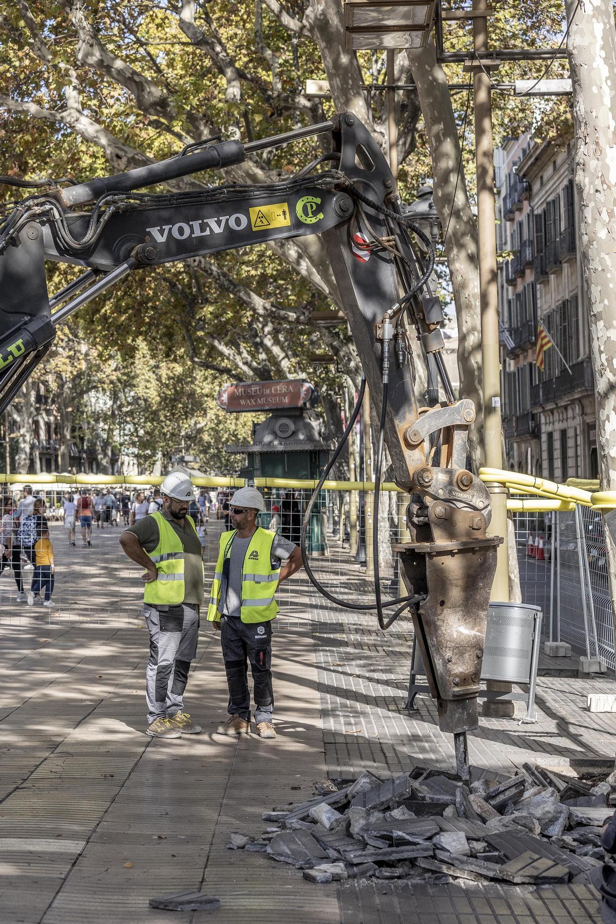 Barcelona empieza las obras de la Rambla