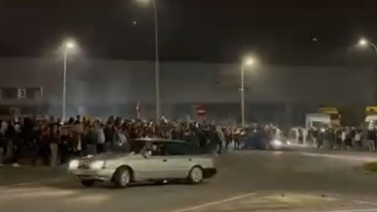 Denuncian en Pontevedra de nuevo carreras ilegales en O Campiño con cientos de personas