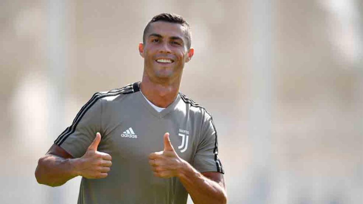 Cristiano Ronaldo ya entrena con la Juventus
