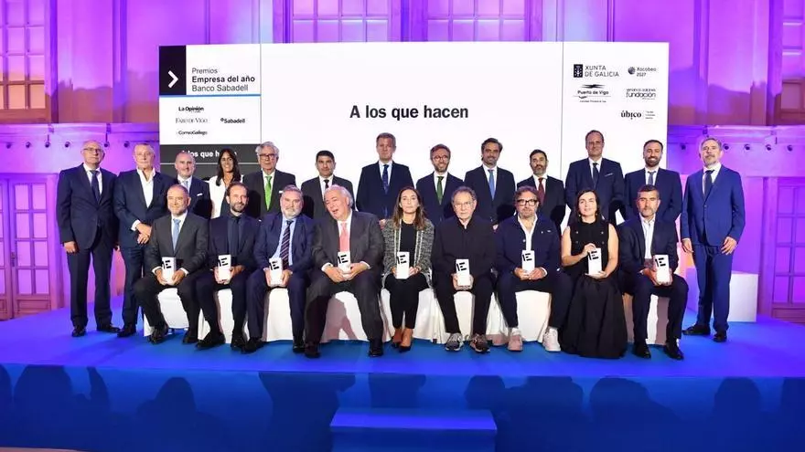 Los Premios Empresa del Año Banco Sabadell en A Coruña premian a Luis de Valdivia, Grupo Cortizo y siete empresas más