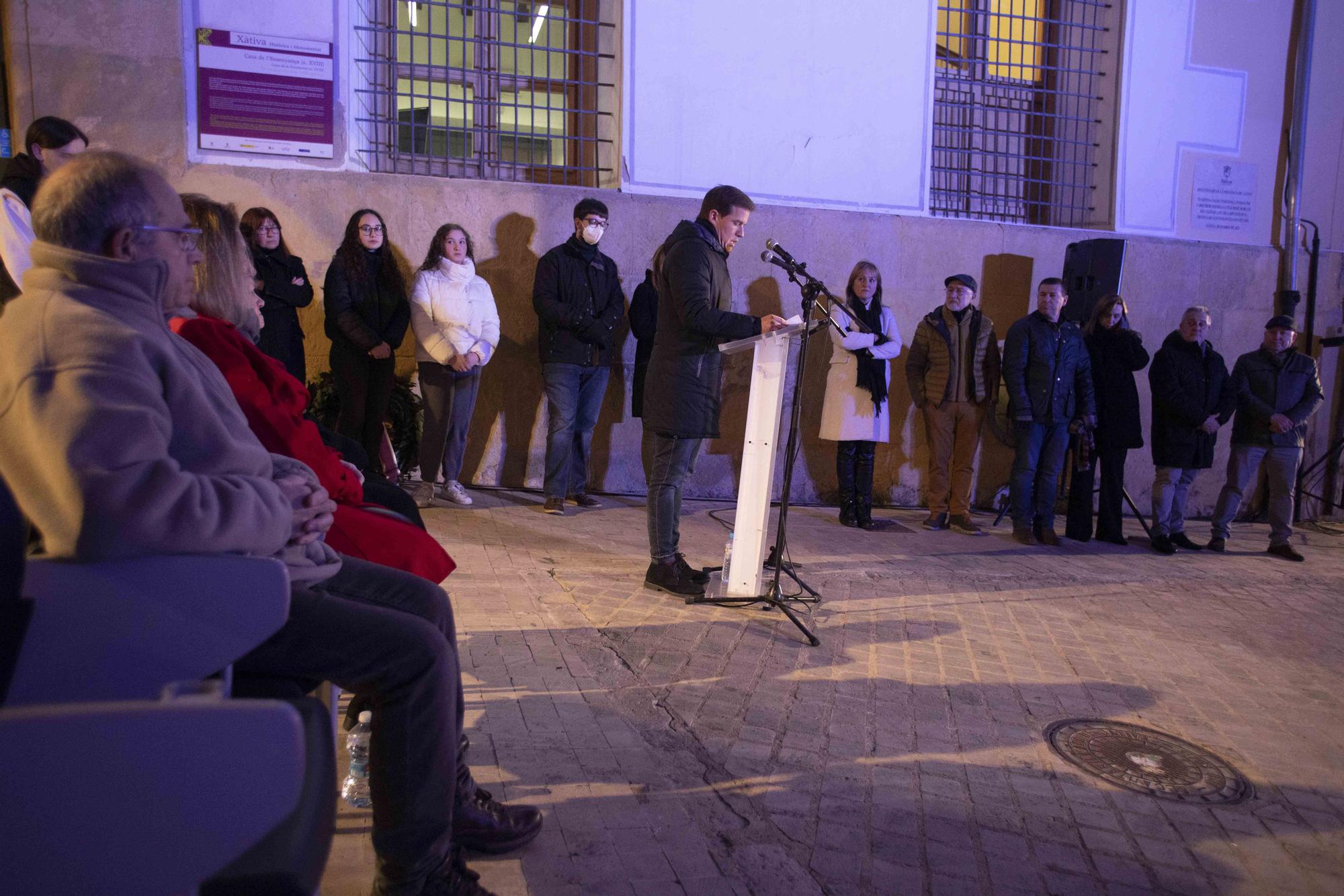 Homenaje a los deportados setabenses en los campos de concentración nazis