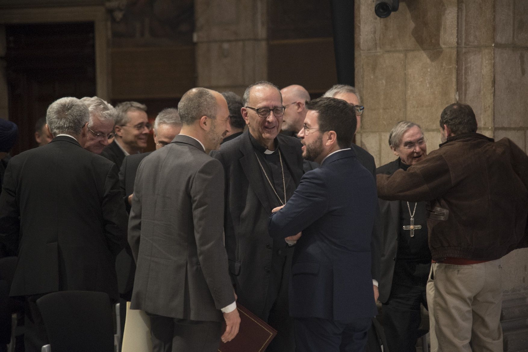 Un centenar de persones commemoren a la Generalitat els 500 anys de l'estada de Sant Ignasi a Catalunya