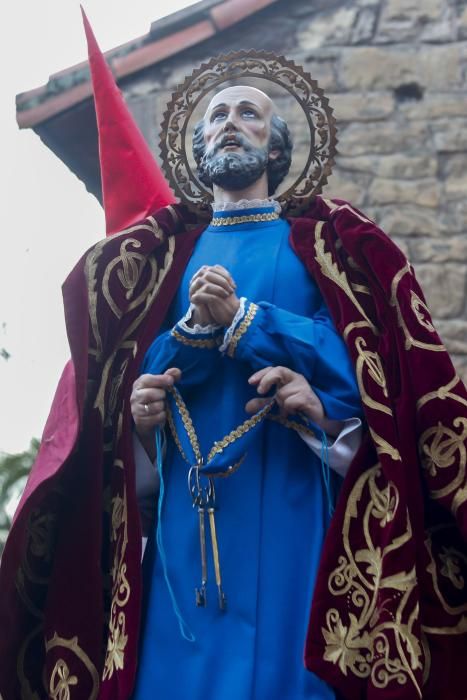 Procesión de San Pedro arrepentido en Avilés