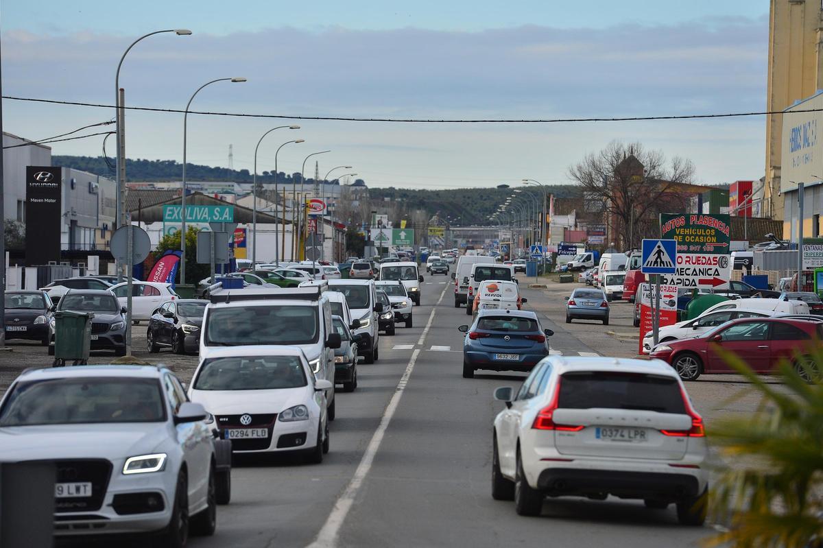 Una imagen de la avenida Martín Palomino de Plasencia.