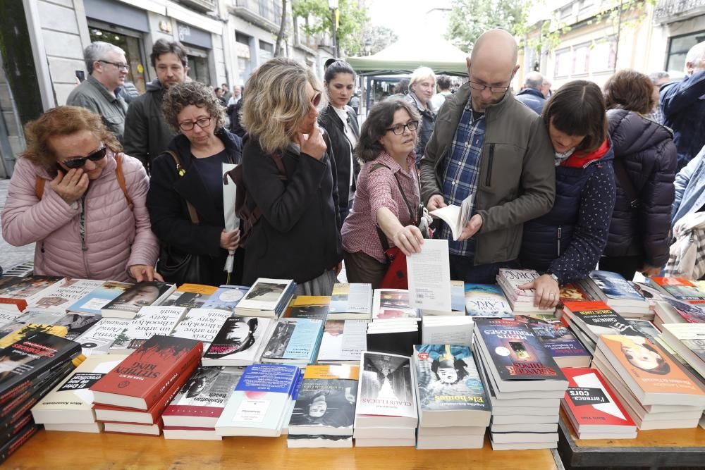 Diada de Sant Jordi 2019 a Girona.