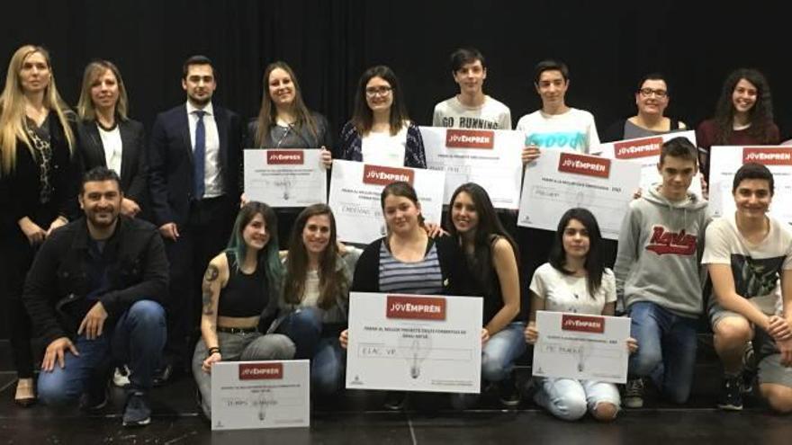 Els guanyadors de la cinquena edició del concurs JovEmprèn