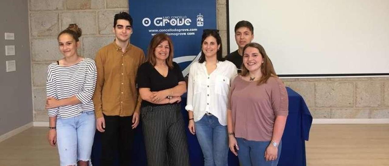 Acto celebrado con los jóvenes voluntarios de O Grove. // Muñiz