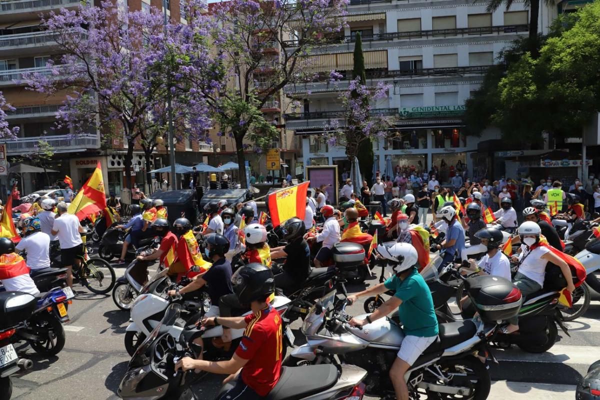 Manifestación de Vox en Córdoba contra la gestión del Gobierno