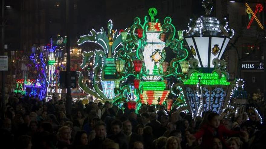 Encesa de gaiatas en las pasadas fiestas de la Magdalena.