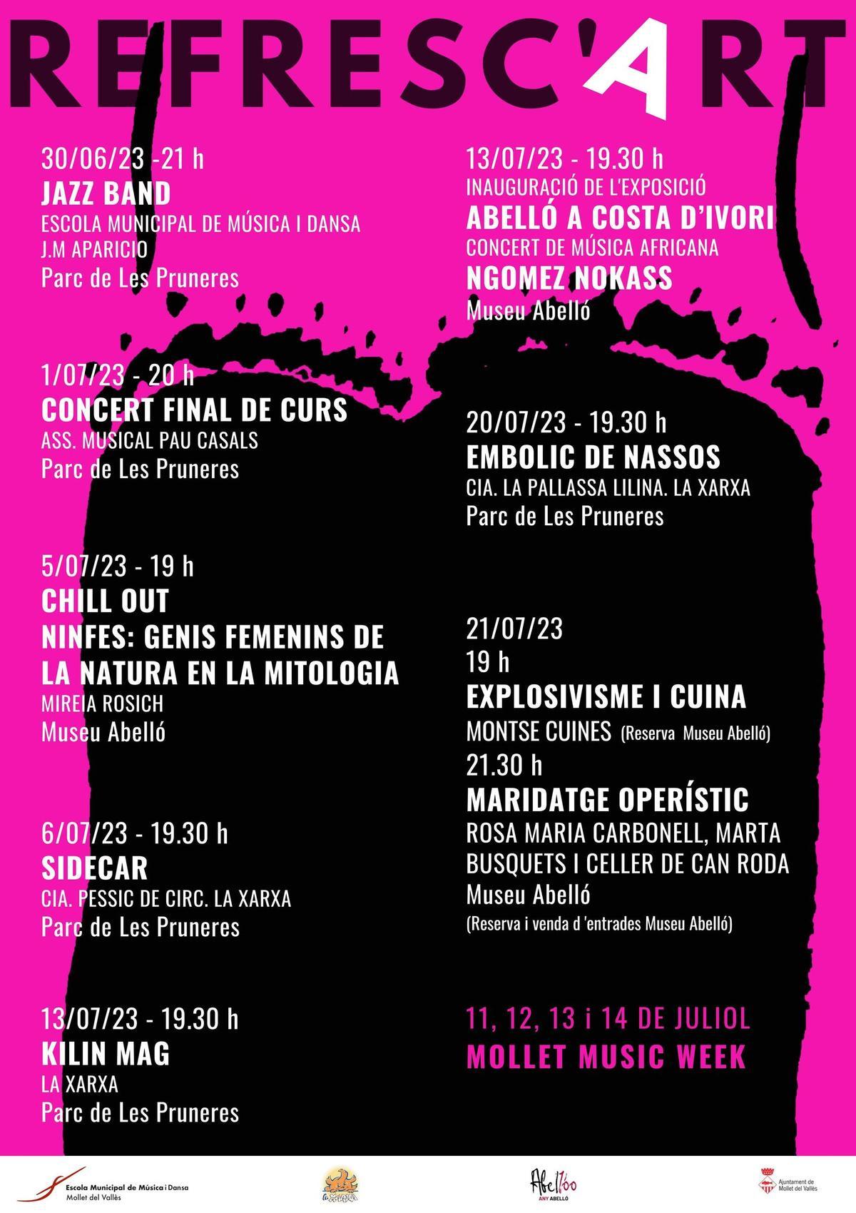 ProgramaciónRefresc'art, Mollet