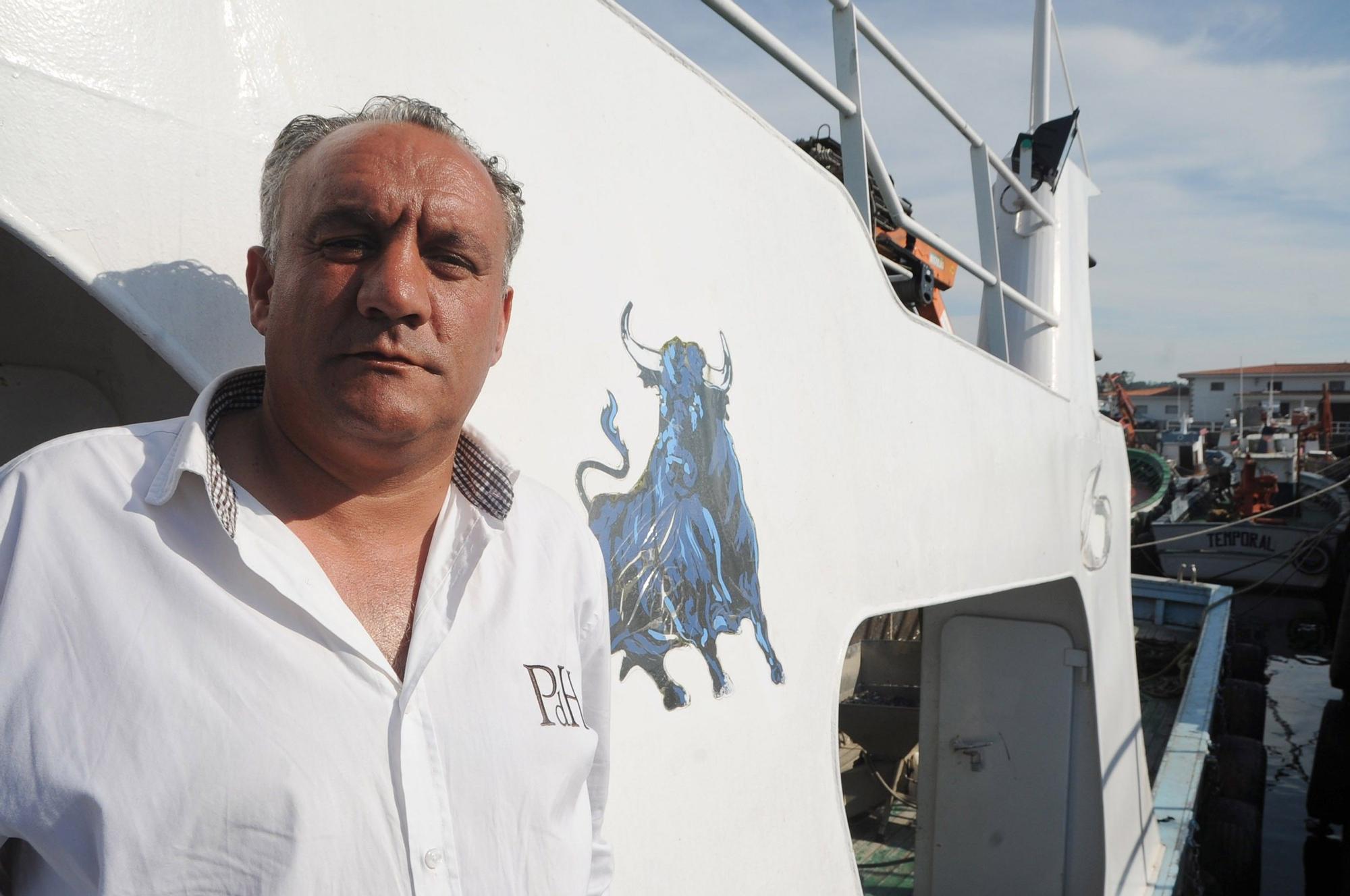 Javier Blanco, bateeiro y presidente de la asociación de mejilloneros Ventos da Ría.