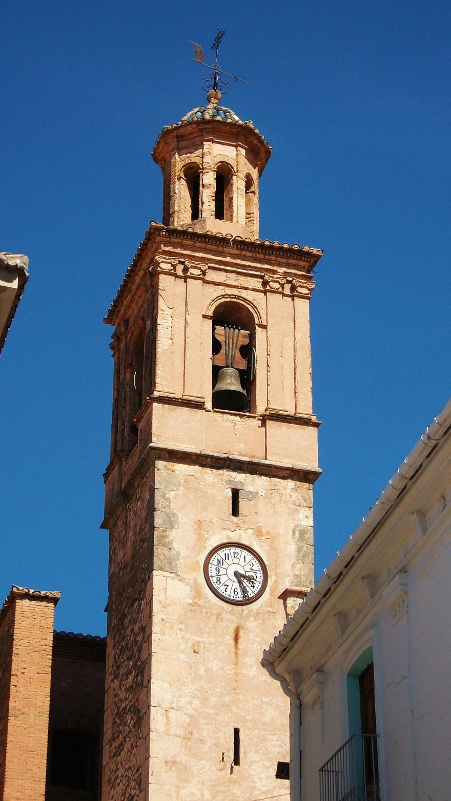 Campanario de la Iglesia Parroquial de San Miguel Arcángel (Soneja).