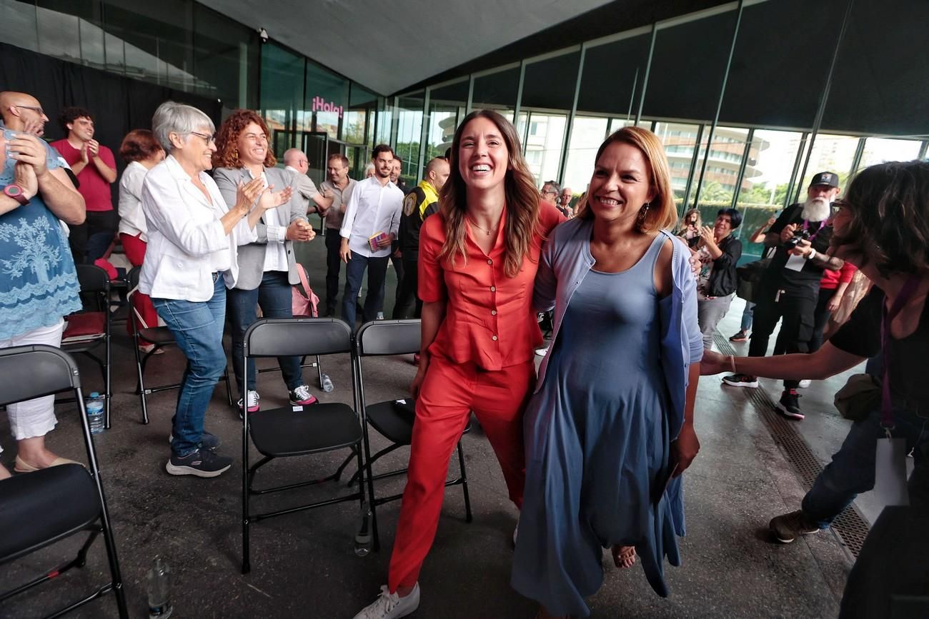 Irene Montero apuesta por la continuidad de los gobiernos de coalición para frenar a una derecha "asalvajada"