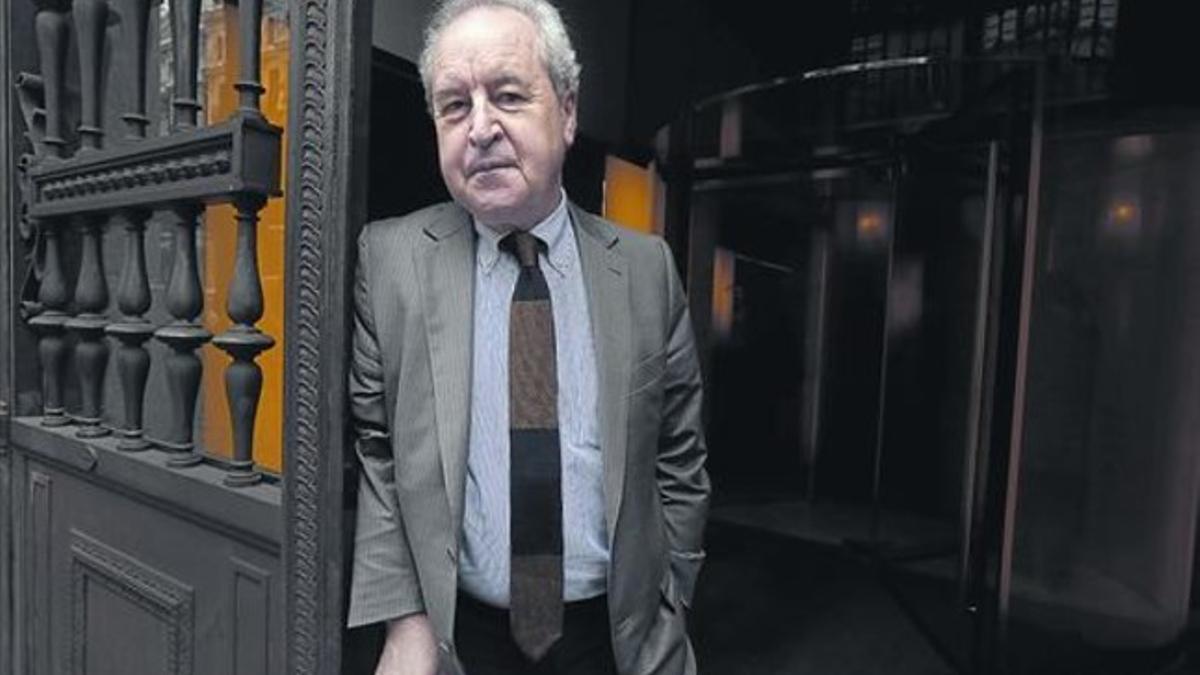 El escritor John Banville, fotografiado la semana pasada en Madrid.