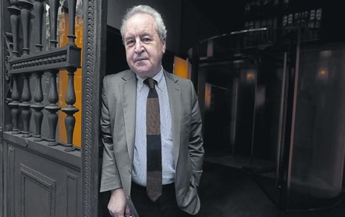 L’escriptor John Banville, fotografiat la setmana passada a Madrid.