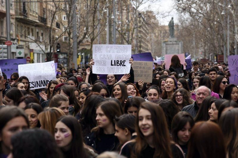 El Día Internacional de la Mujer en Zaragoza