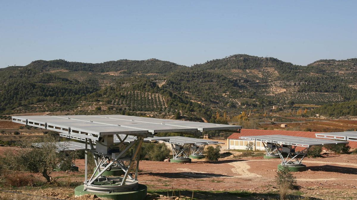Cooperativa de Cabaçes con energia fotovoltaica.