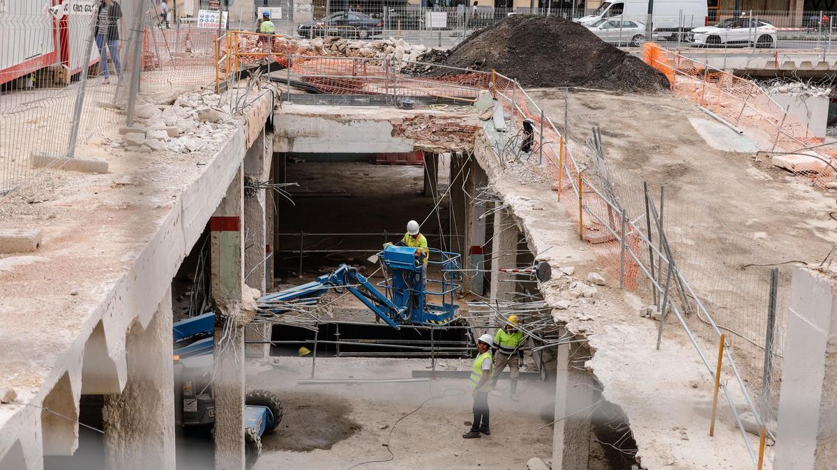 Seguimiento de las obras del parque de la Rosaleda