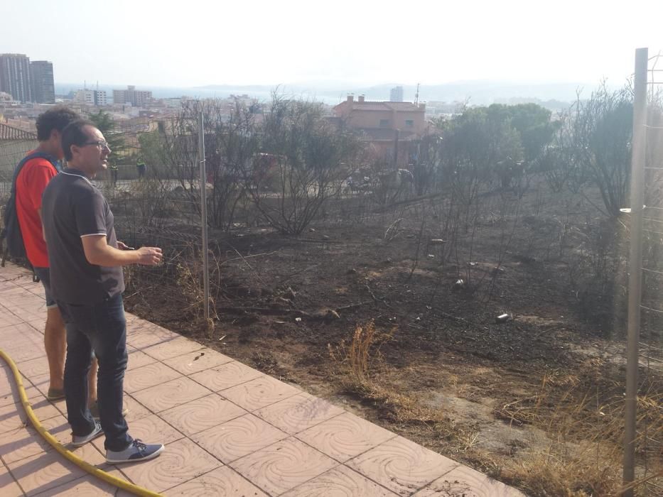 Petit Incendi al Molí del Vent a Palamós