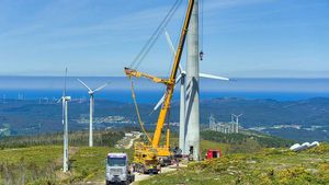 Obras de desmantelamiento de Naturgy en Galicia.