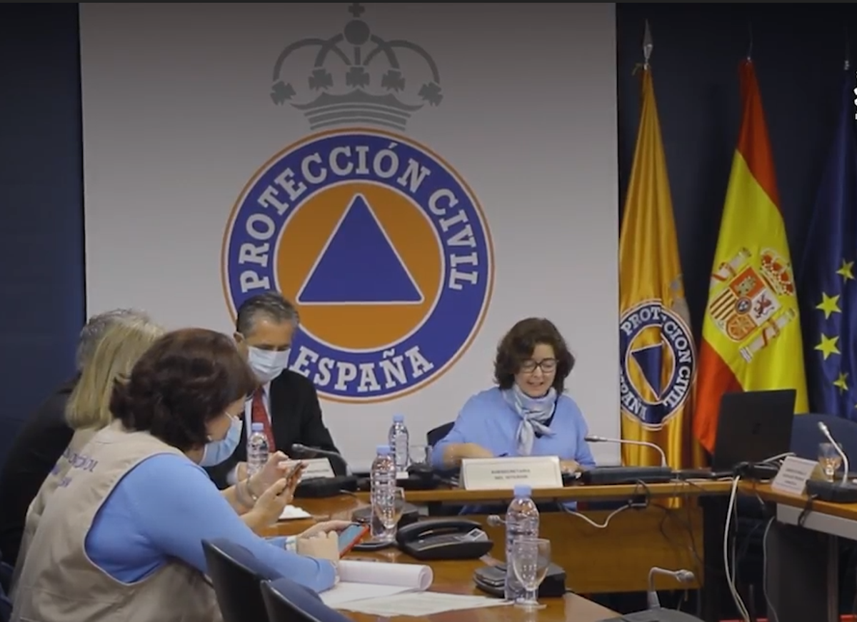 La subsecretaria de Interior, Isabel Goicoechea, preside la primera reunión del Centro de Coordinación para la Operación Paso del Estrecho.