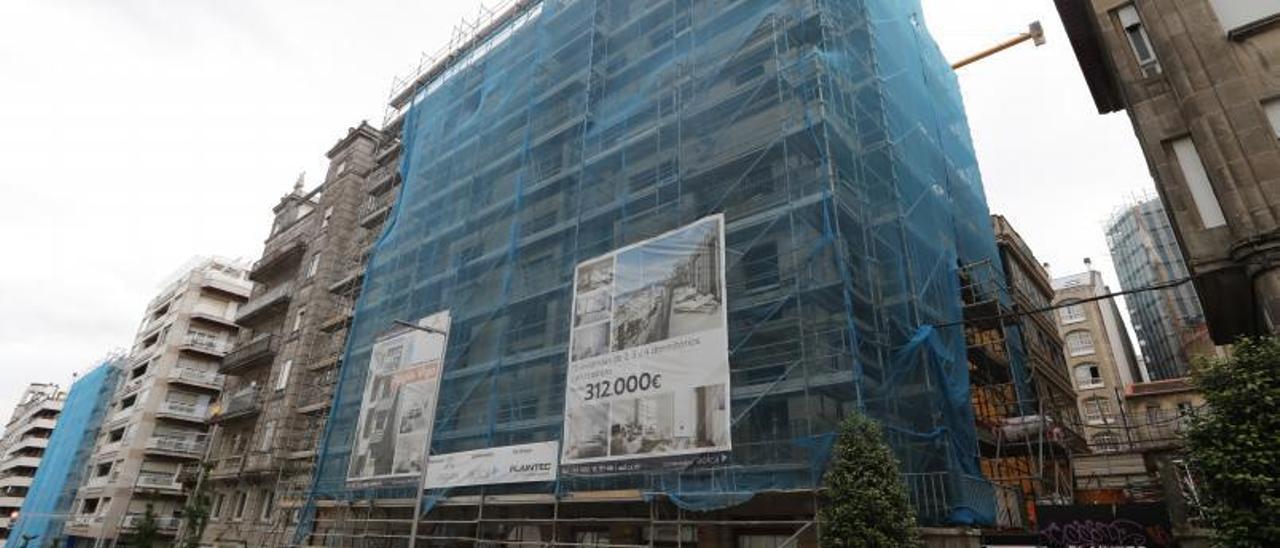 Promoción de viviendas que levanta la Sareb en la calle Gran Vía a través de Árqura Homes