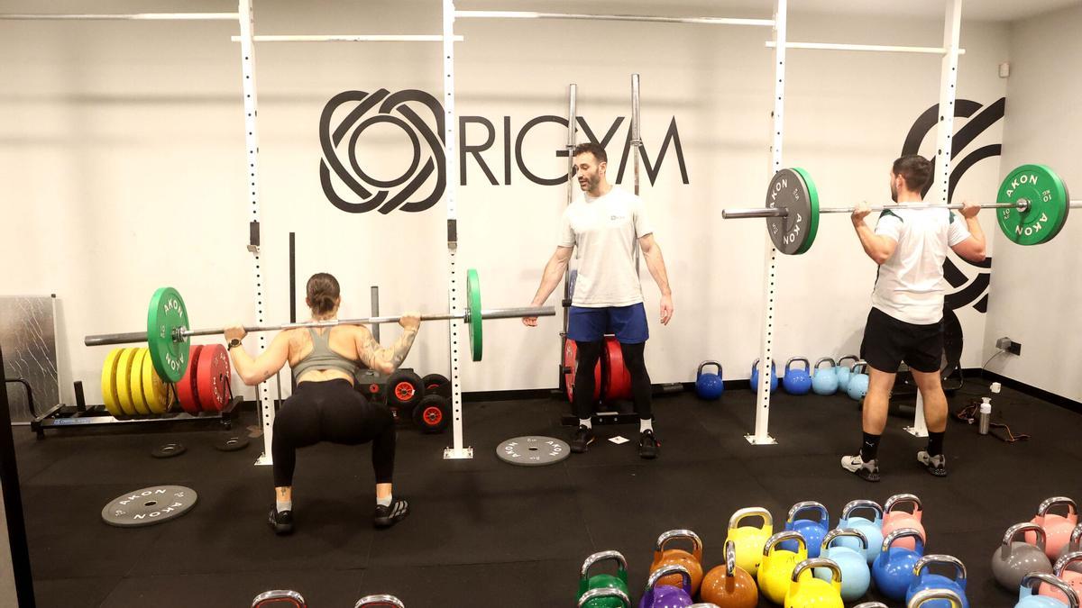 Entrenamiento en Origym, en la calle Faro