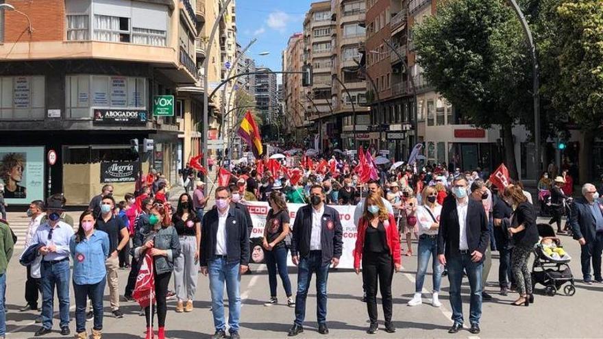 Los socialistas estuvieron en primera fila.