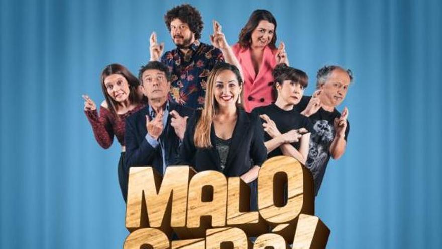 Los cómicos que participan en el espectáculo &quot;Malo será!&quot;