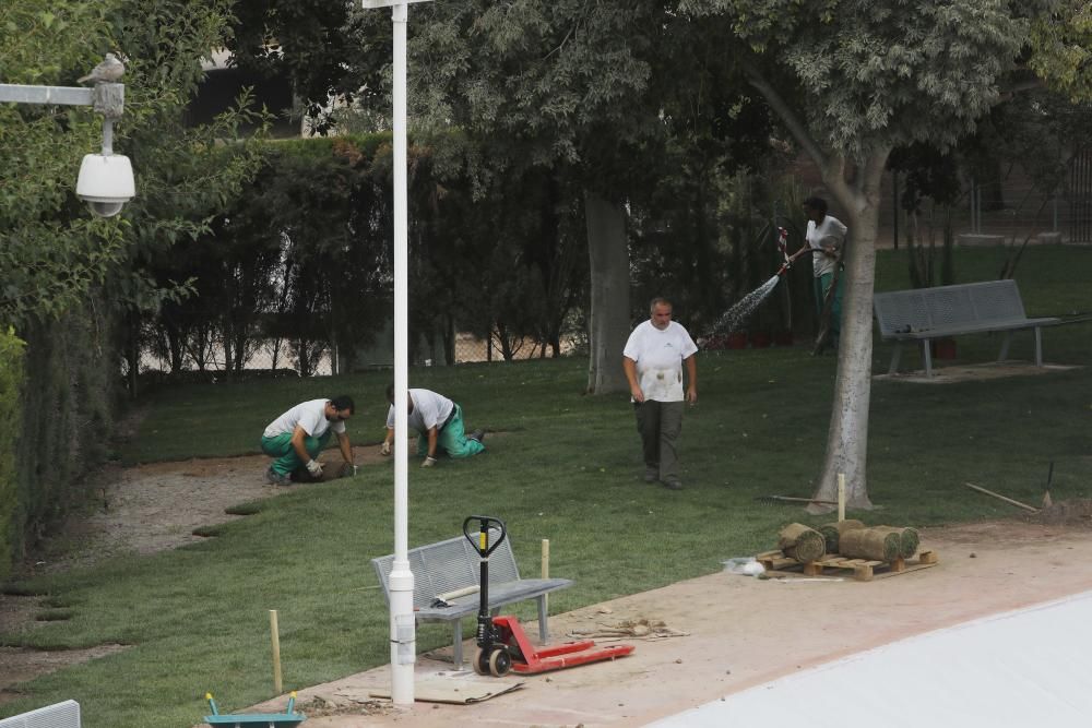 Terminan las obras en el parque Gulliver