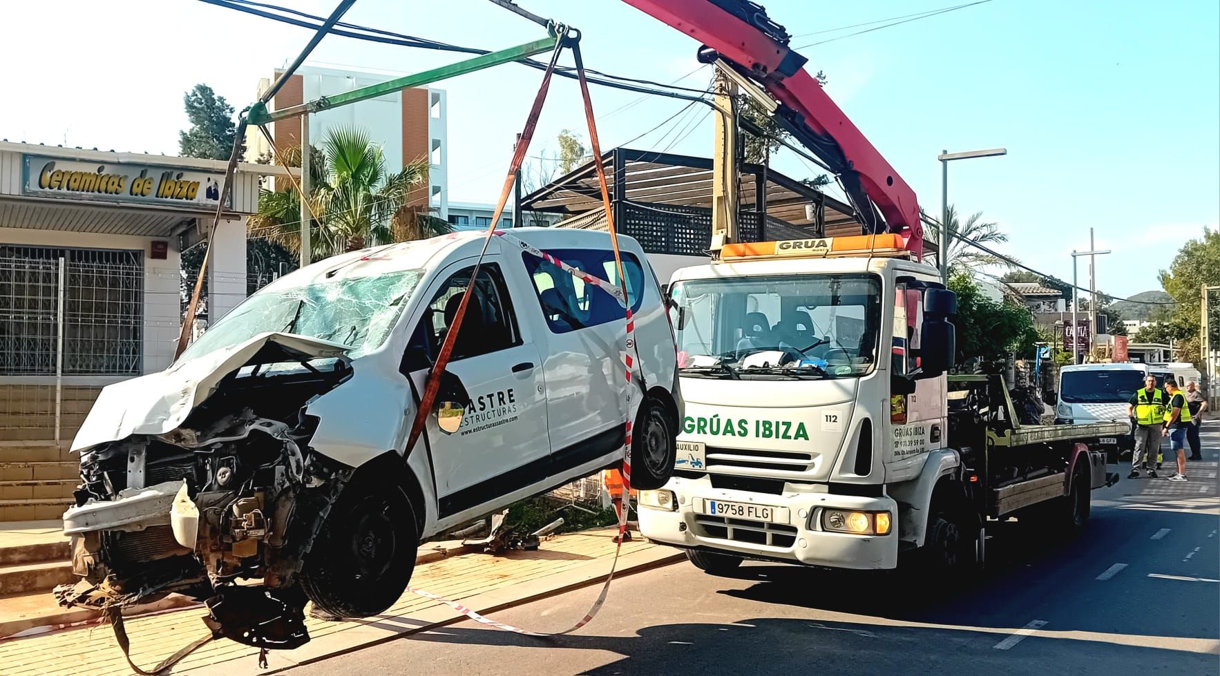 Todas las imágenes del atropello mortal en Cala de Bou