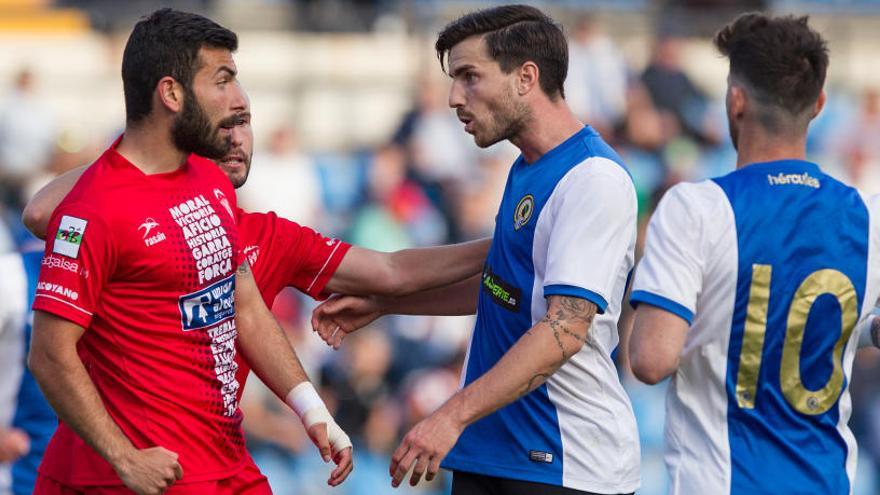 Imagen del Hércules-Alcoyano de esta temporada