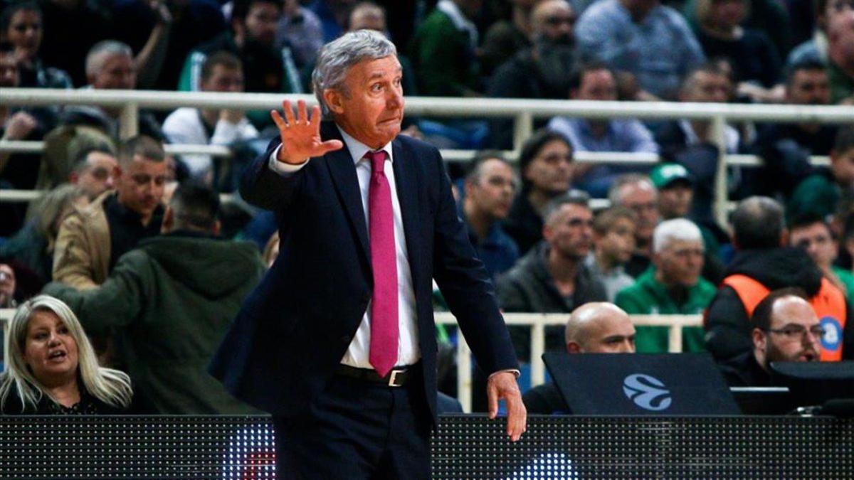 Pesic, durante el partido ante el Panathinaikos