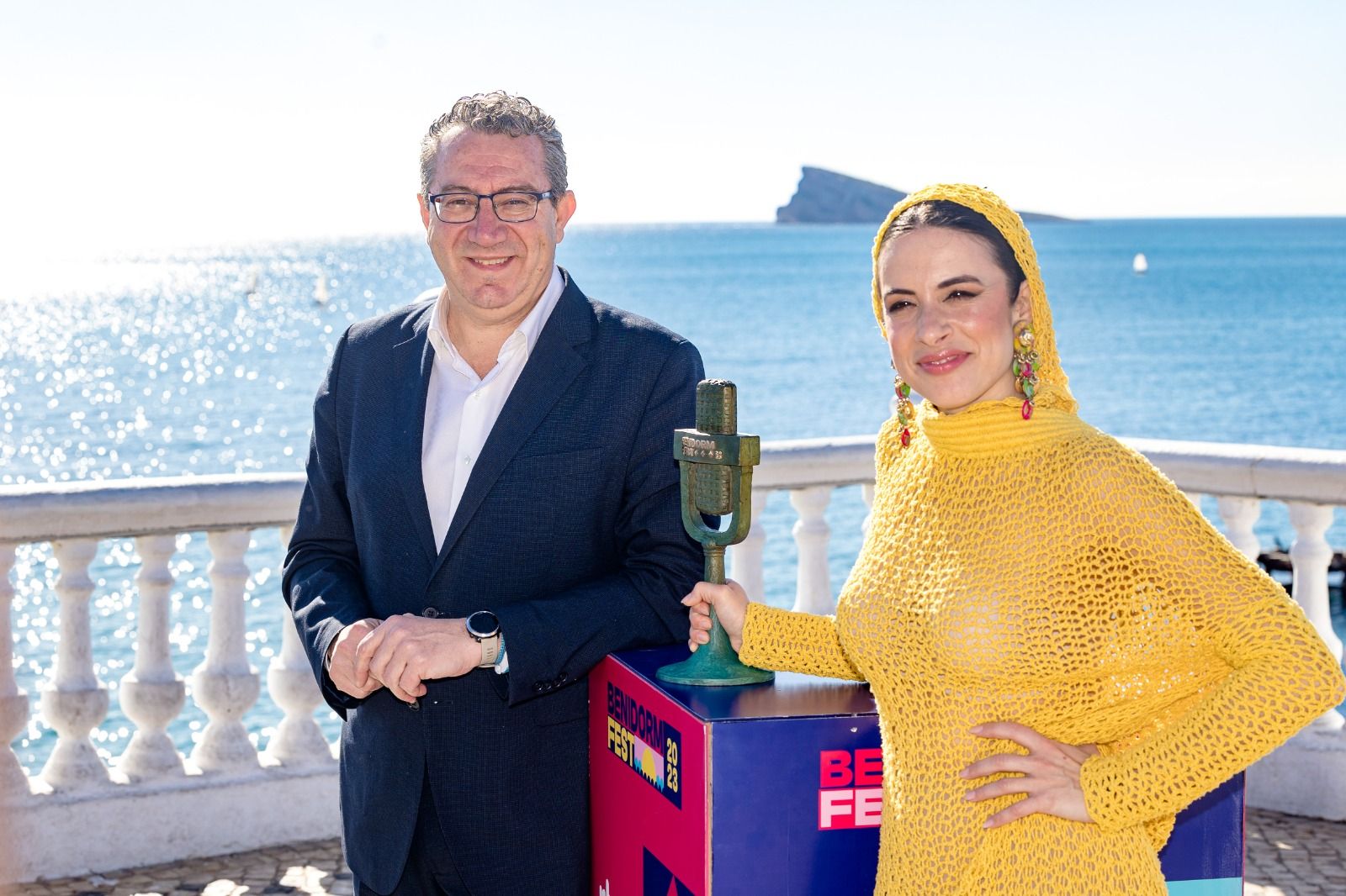 Blanca Paloma en la rueda de prensa como ganadora del Benidorm Fest 2023