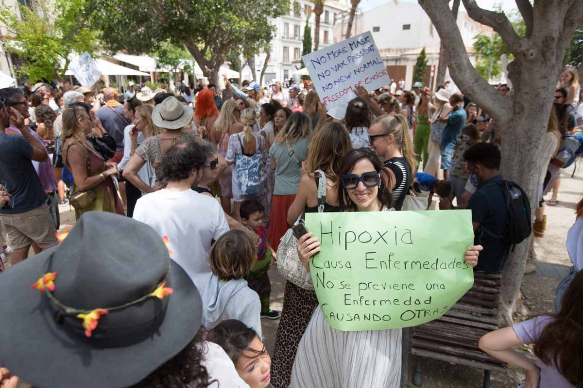 Manifestación Ibiza Respira en Ibiza