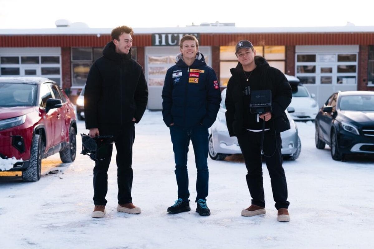 Stian Engh, Johannes y Ola Høsflot Klæbo