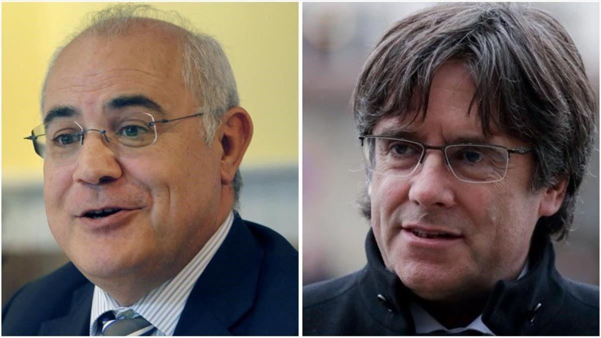 Pablo Llarena y Carles Puigdemont.