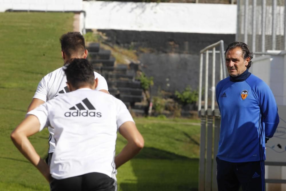 Las mejores imágenes del entrenamiento del Valencia CF