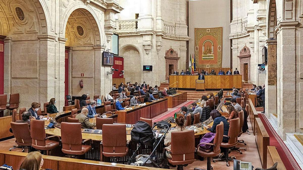 Vista general de una sesión plenaria del Parlamento andaluz. | CÓRDOBA