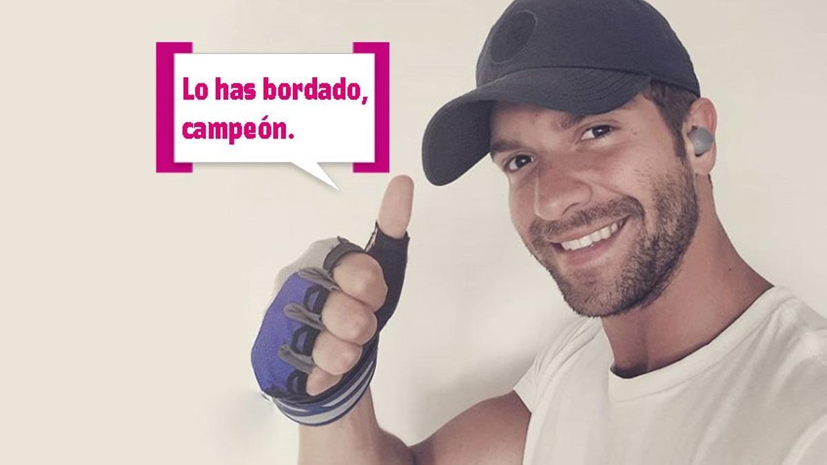 Pablo Alborán: "Lo has bordado, campeón" (bocadillo)